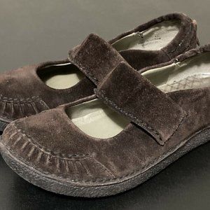 Clarks Womens UK 5D(US 5.5) Dark Brown Suede